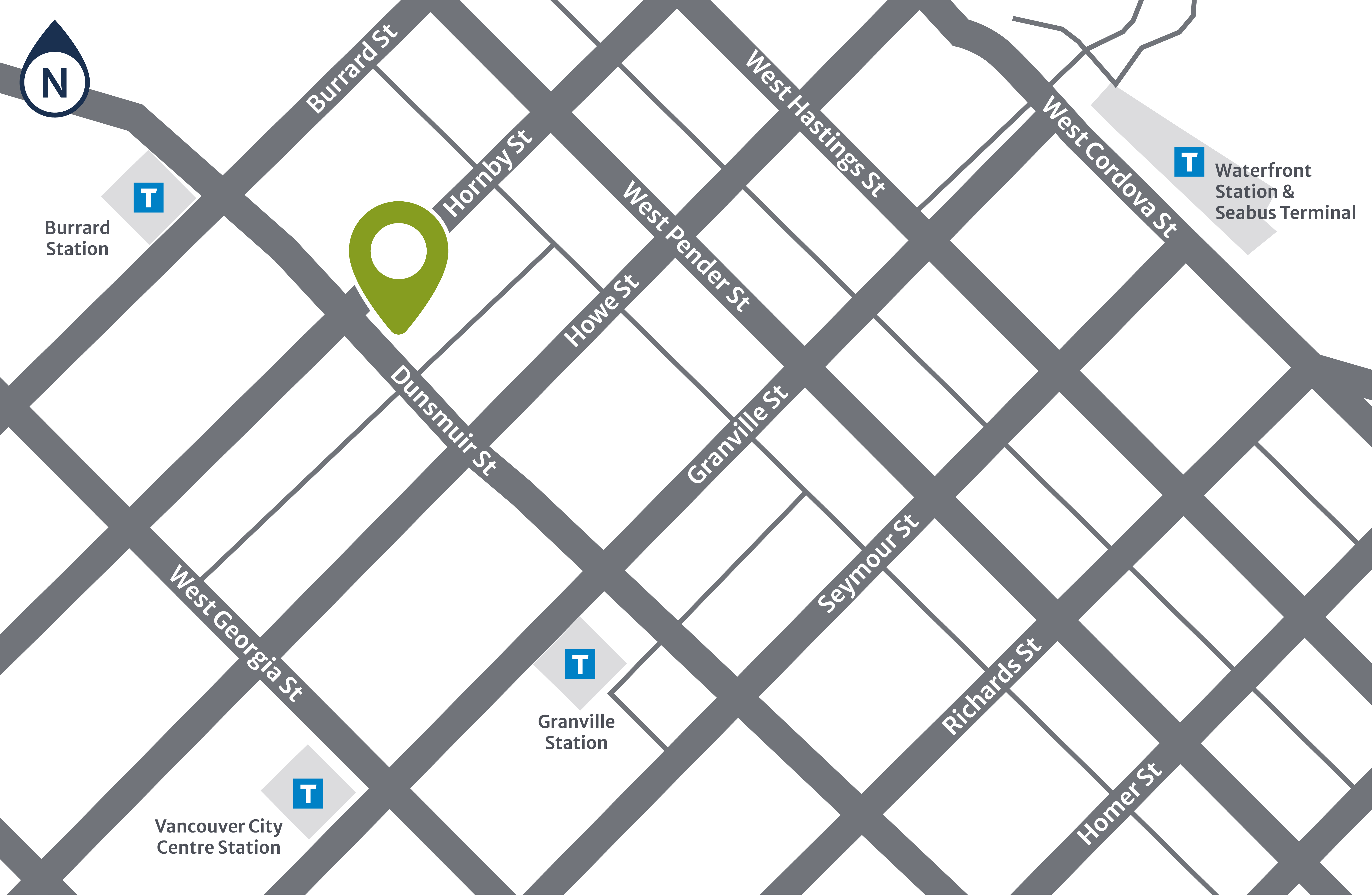 Map to Lucent Quay office